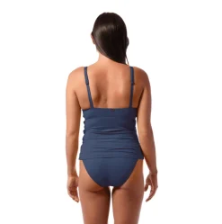 AMBER V-NECK TANKINI TOP