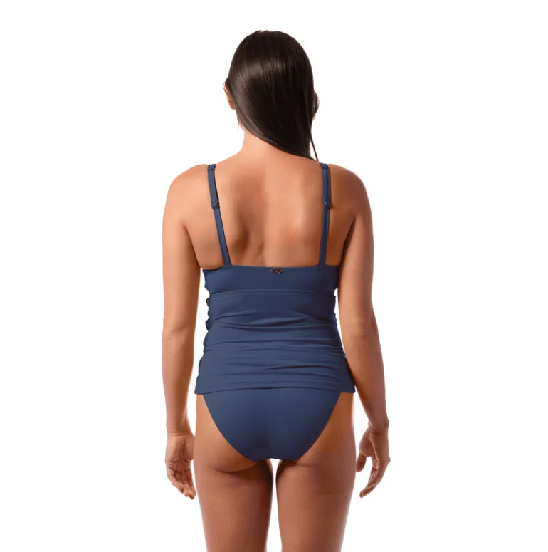 AMBER V-NECK TANKINI TOP