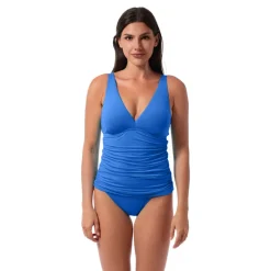 AMBER V-NECK TANKINI TOP