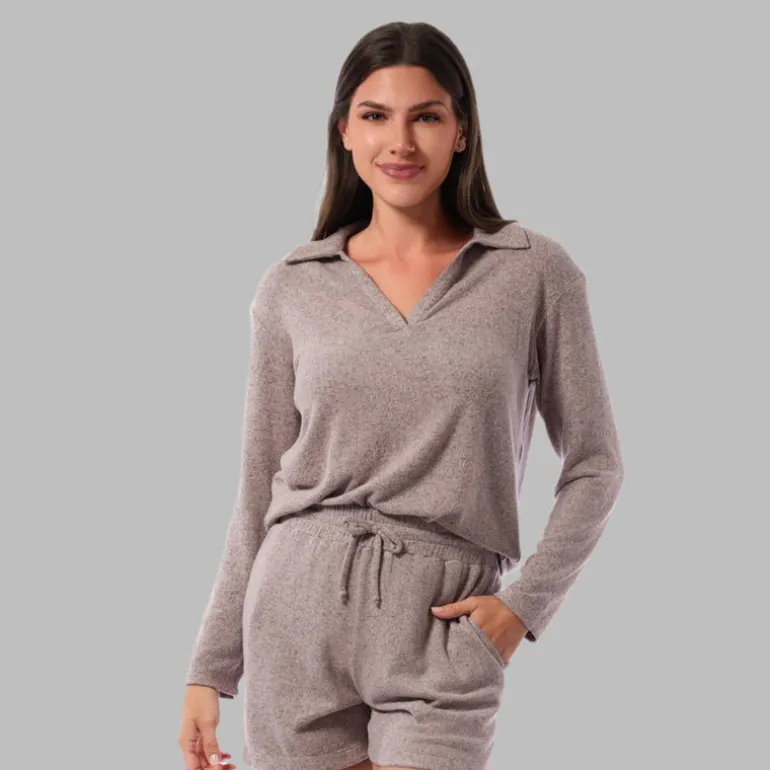 APRIL LONG SLEEVE PULLOVER TOP