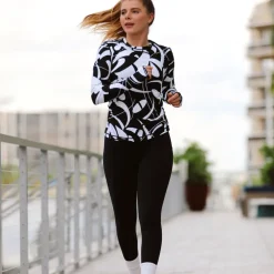 BOTANICAL DOMINO 24/7 SWIM RASH GUARD TEE TOP