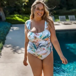 CABANA QUEEN FLORAL ONE-PIECE SWIMSUIT