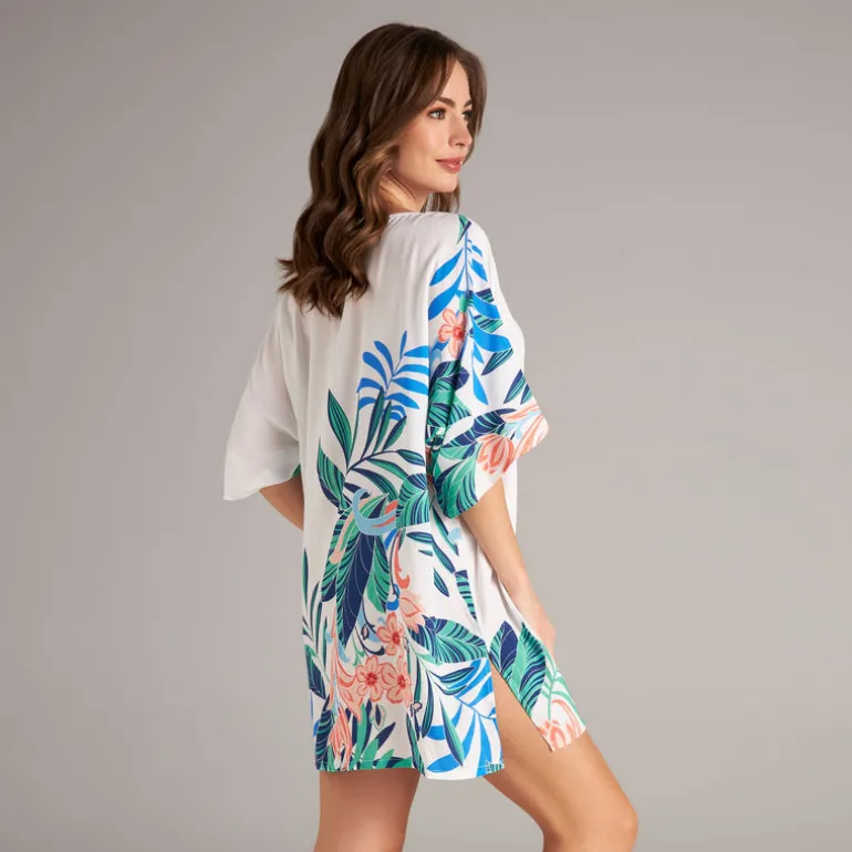 FLORAL MAGIC CELIA TUNIC COVER-UP