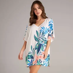 FLORAL MAGIC CELIA TUNIC COVER-UP