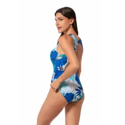 GLOWING FIELDS FARRAH HIGH NECK ONE PIECE