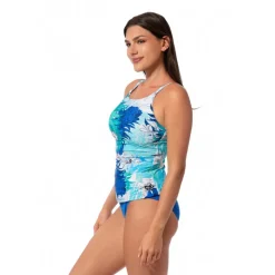 GLOWING FIELDS LAUREN TANKINI TOP