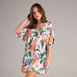 HAWAIIAN TERRACE CELIA TUNIC COVER-UP