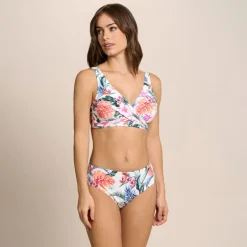 HAWAIIAN TERRACE VERA SURPLICE BRA TOP