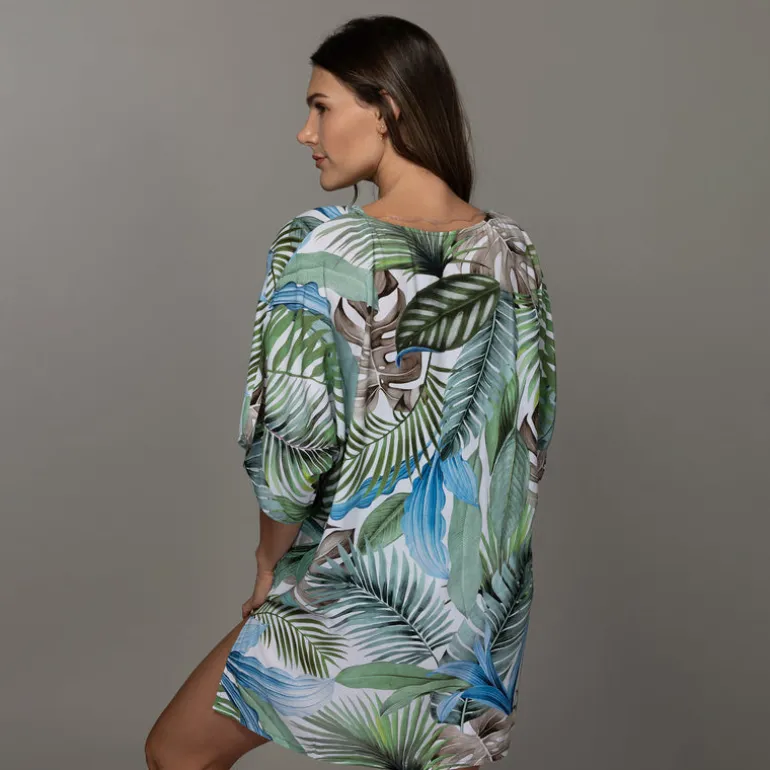 JUNGLE GLAM CELIA TUNIC COVERUP