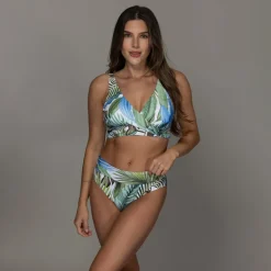 JUNGLE GLAM VERA SURPLICE BRA TOP