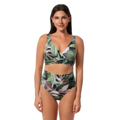 JUNGLE GLAM VERA SURPLICE BRA TOP