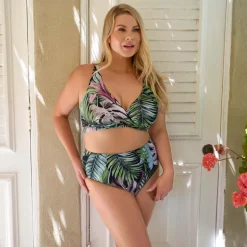 JUNGLE GLAM VERA SURPLICE BRA TOP