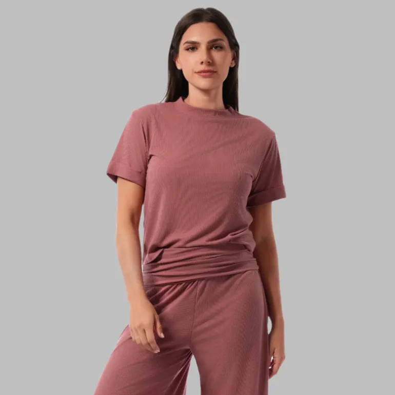 NORA RELAXED SCOOP NECK TOP