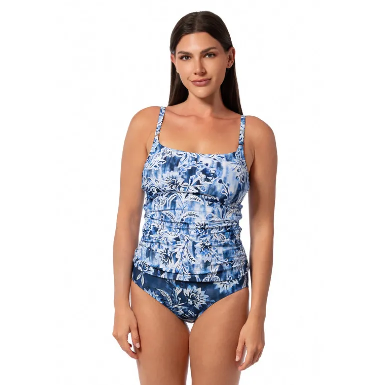 OCEAN MOSAIC EDEN CAMI TANKINI TOP