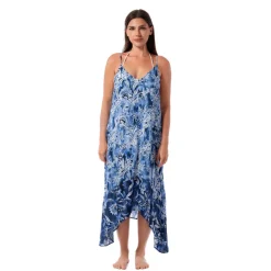 OCEAN MOSAIC MAGGIE SCARF DRESS