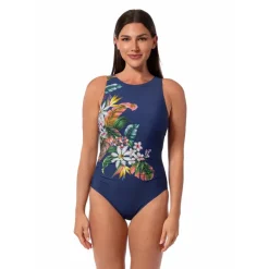 PALM DELIGHT FARRAH HIGH NECK ONE PIECE