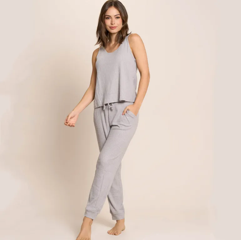 3 PIECE LOUNGE SET - DUSTER, TANK, PANT SET