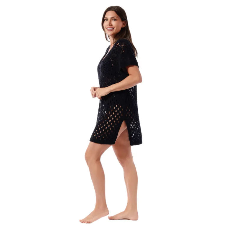 ROYAL BLACK KNITTED EDA TUNIC