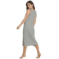 STRIPED MAXI DRESS