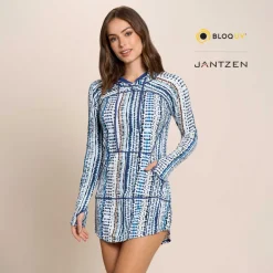 WATER DUNES HOODIE DRESS