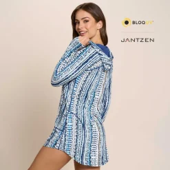 WATER DUNES HOODIE DRESS