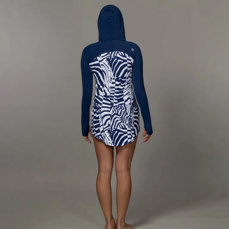 WILD CURVES HOODIE DRESS