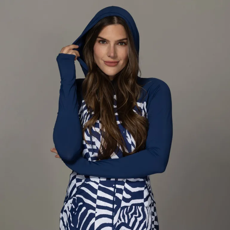 WILD CURVES HOODIE DRESS