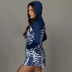 WILD CURVES HOODIE DRESS